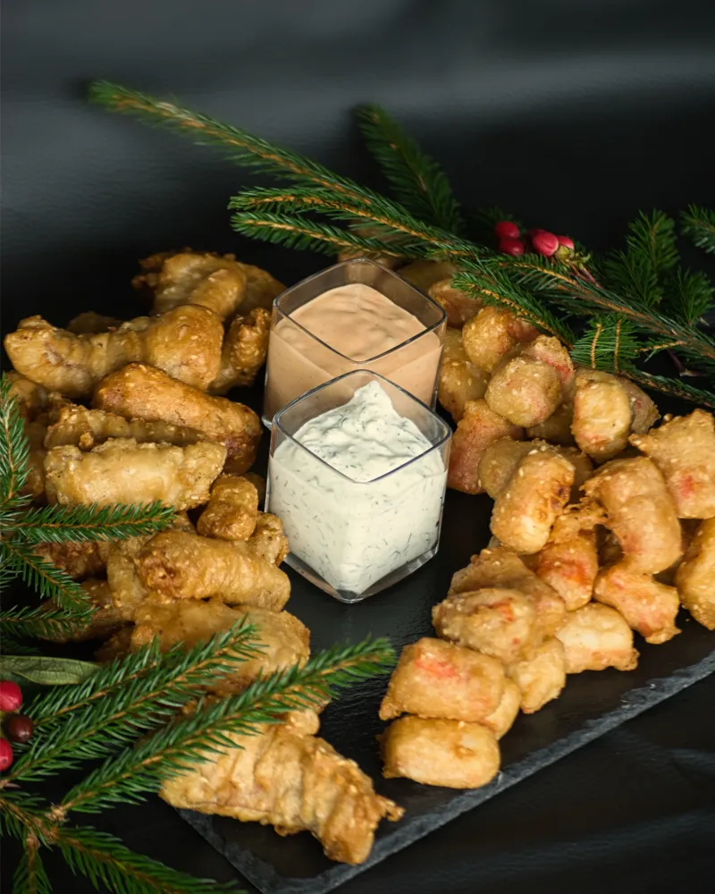 Menkės ir krabų skonio lazdelių rinkinys, ~900 g