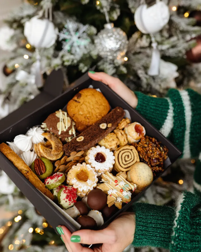 Rankų darbo sausainių asorti "Šiltos Kalėdos"