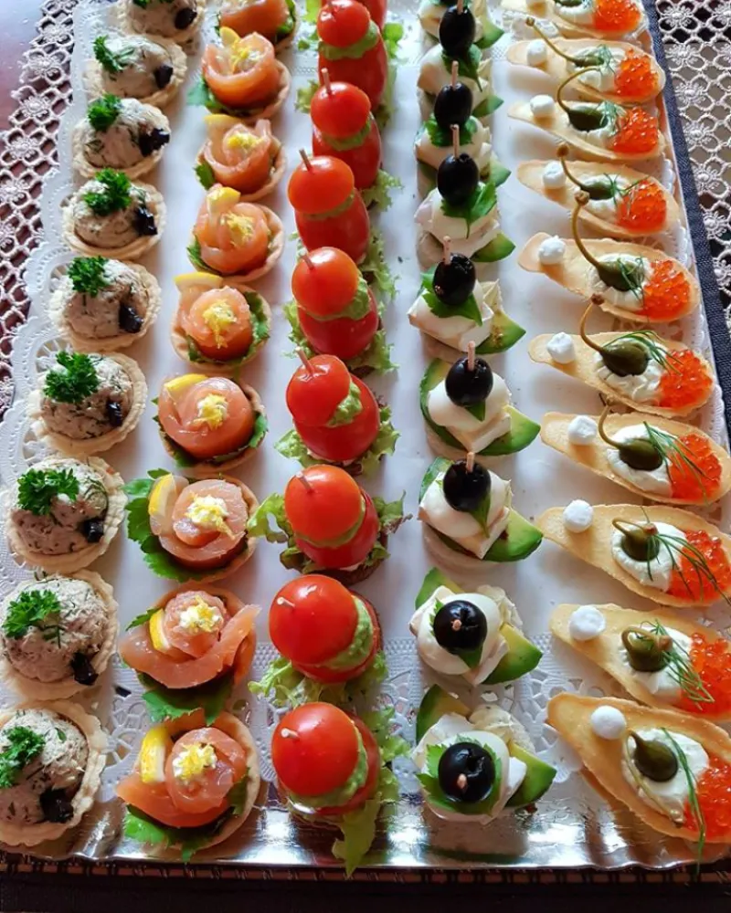 Vieno kąsnio užkandžiai BE MĖSOS, 50 vnt