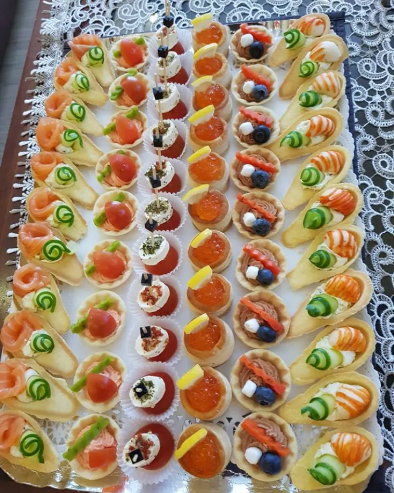 Vieno kąsnio užkandžiai BE MĖSOS, 50 vnt