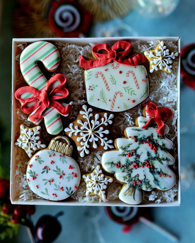 Rinkinys "Raudonas Kalėdinis kaspinas"