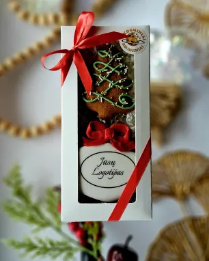 Rinkinys su Logo „Dovana po eglute”