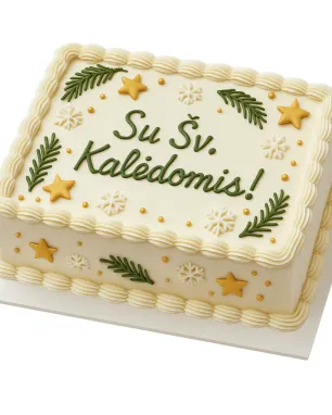 Stačiakampis Kalėdinis  tortas