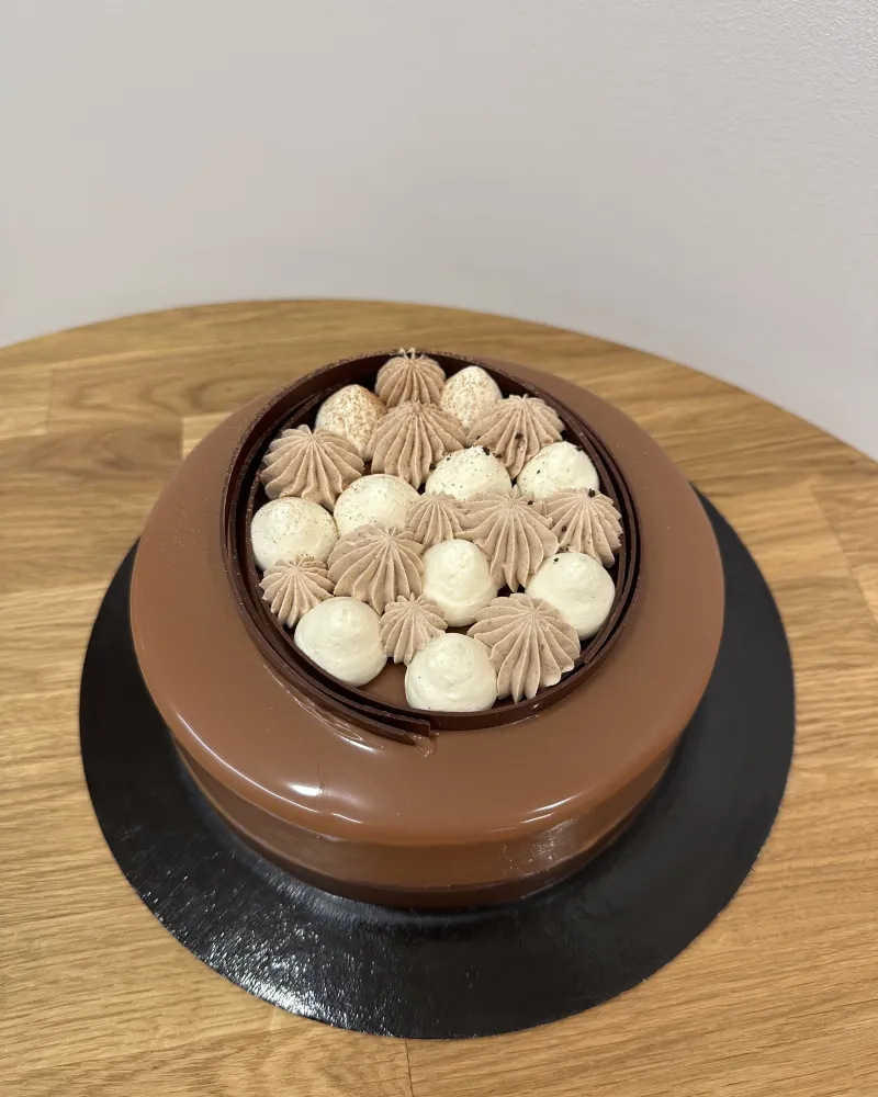 Tortas šokoladas- kava.