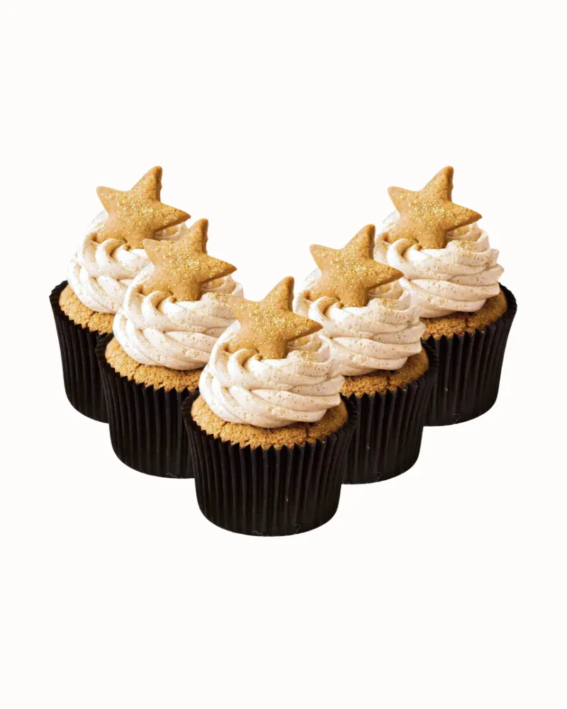 Keksiukai SU MEDUOLINĖMIS ŽVAIGŽDUTĖMIS