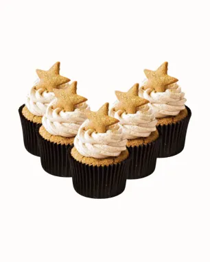 Keksiukai SU MEDUOLINĖMIS ŽVAIGŽDUTĖMIS