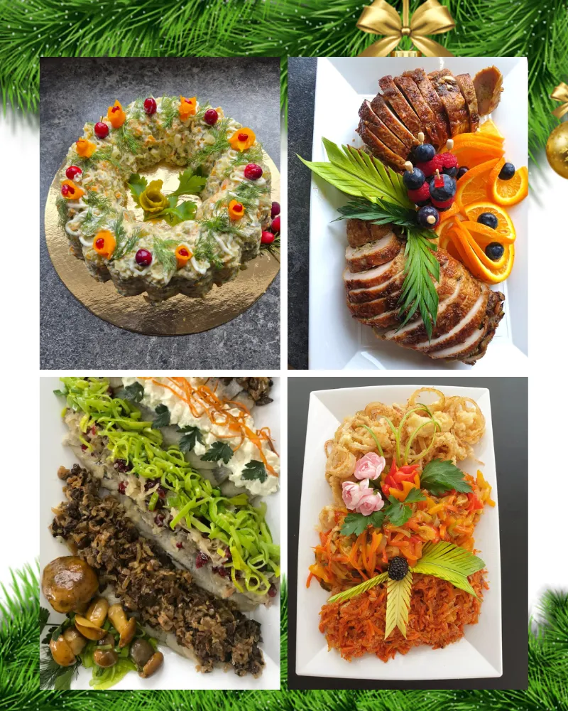 Vaišių rinkinys KALĖDŲ STALAS, 5 asm