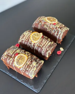 Citrinų - aguonų keksas, ~350g