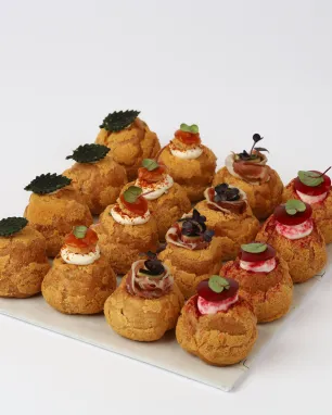 Gurmaniškų choux rinkinys be mėsos, 16 vnt.