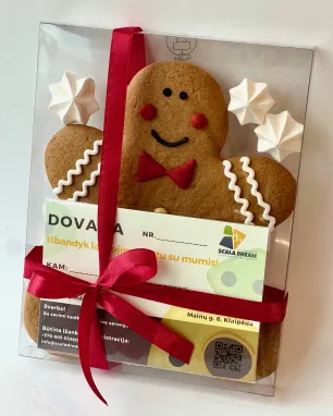 Dovanų rinkinys su meduoliu ir kuponu laipiojimui