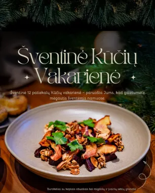 12 patiekalų Šv. Kūčių Vakarienė (4 asm.)