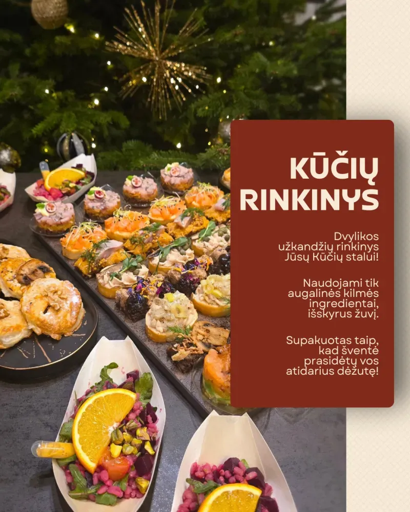 Dvylikos užkandžių rinkinys KŪČIOMS (2/4/6/8 asm.)