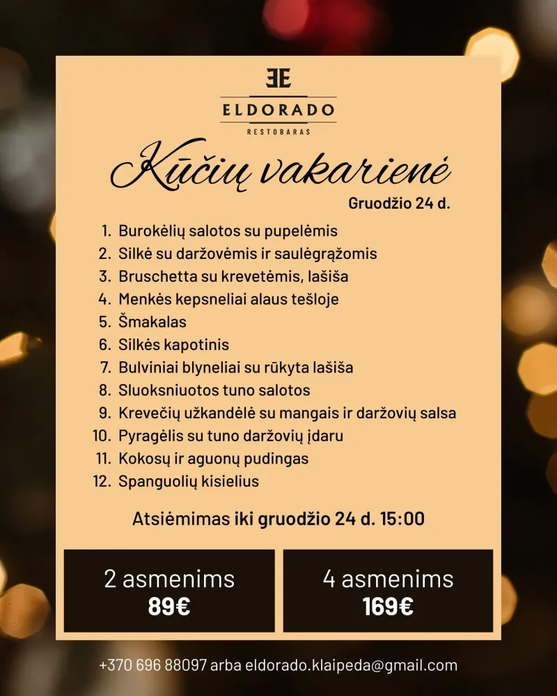 Kūčių vakarienė Klaipėdoje (2/4 asm.)