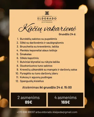 Kūčių vakarienė Klaipėdoje (2/4 asm.)