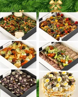 9 patiekalų Vaišių stalas LAURUS KALĖDOS (8 asm.)