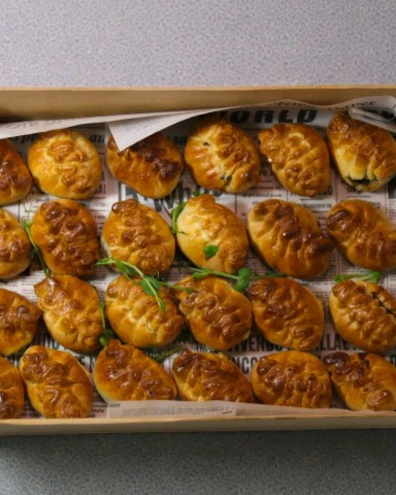 Pyragėliai su grybų įdaru