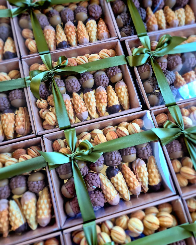 Meduolinių ir sviestinių saldėsių rinkinys MIŠKAS