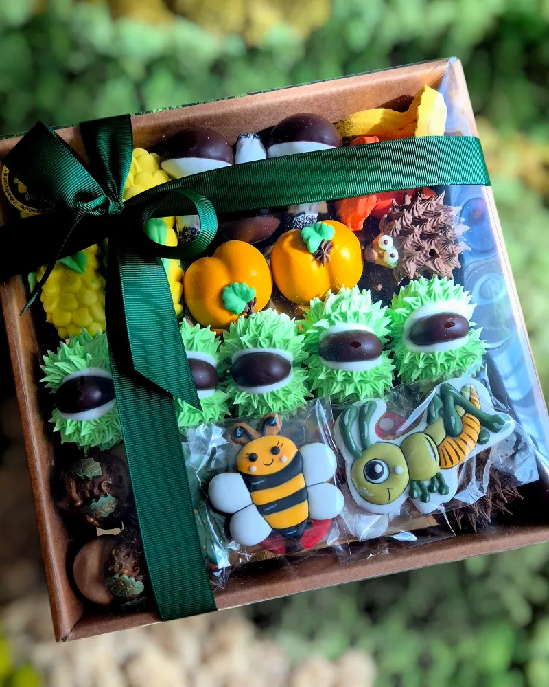 Meduolinių, sviestinių ir dekoruotų saldėsių rinkinys GAMTOS PASAKA