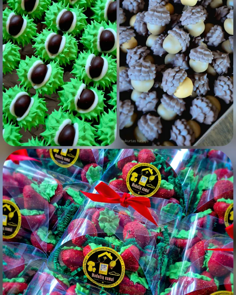 Meduolinių saldėsių rinkinys BRAŠKĖS, GILĖS, KAŠTONAI