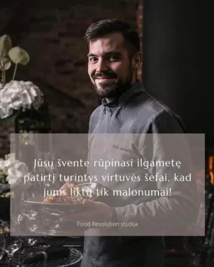 Šventės maitinimo paslauga pagal individualų pasiūlymą