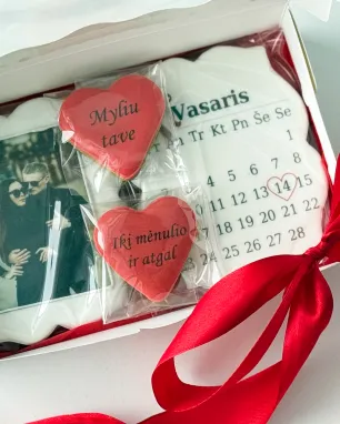 Rinkinys "Vasario 14" su jūsų asmenine nuotrauka