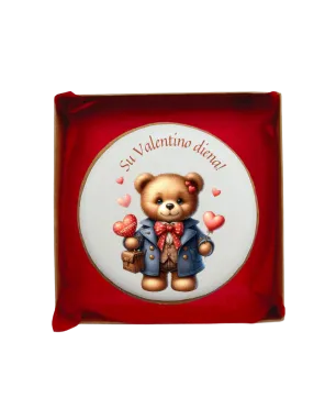 Dekoruotas meduolinis sausainis „Valentino diena” V10, 1vnt.