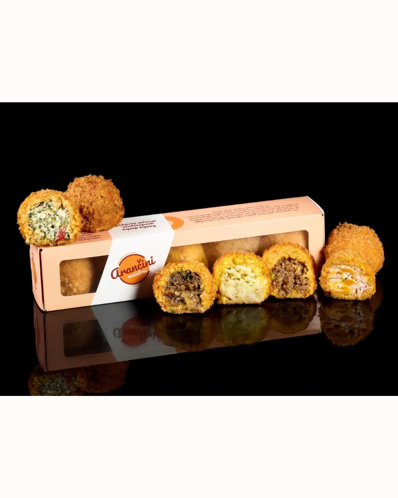 5 skonių arančinų rinkinys, 500 g (šaldyti)