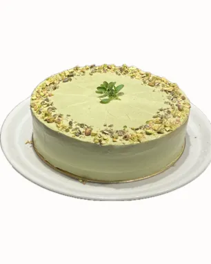 Morkų tortas su pistacijų kremu ir spanguolių uogiene, ~2,5 kg