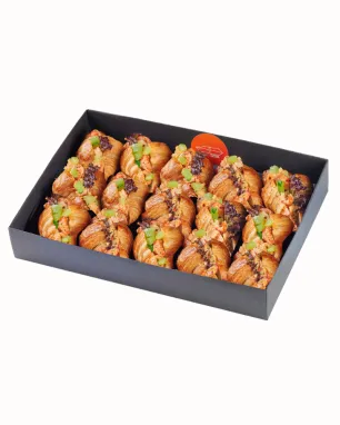 Mini kruasano sumuštinukas su krevetėmis, 15 vnt.