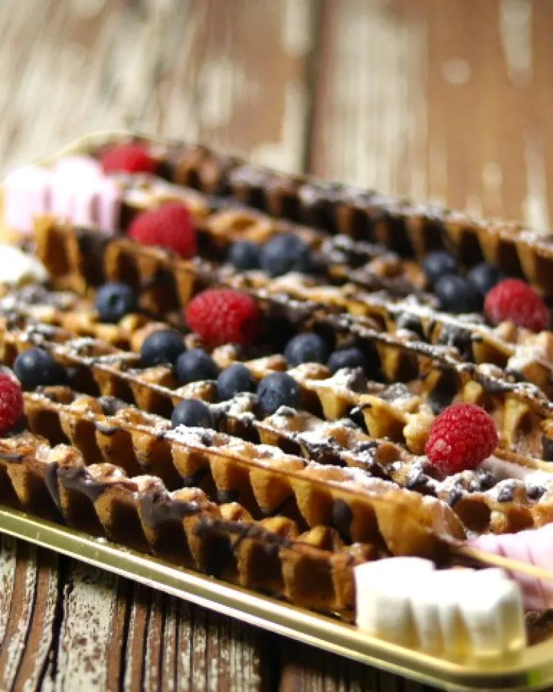 Belgiški vafliai "Eglutės"