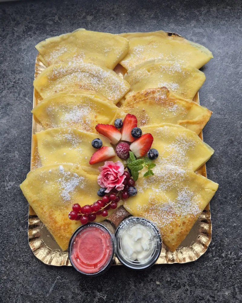 Lietiniai blynai su varškės įdaru, 15 vnt.