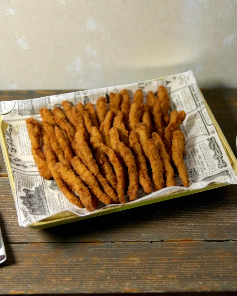 Traškios kiaulienos juostelės, ~700 g