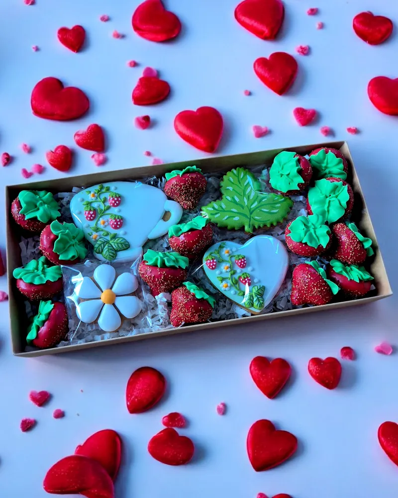 Meduolinių saldėsių rinkinys - dovana BRAŠKINĖ MEILĖ