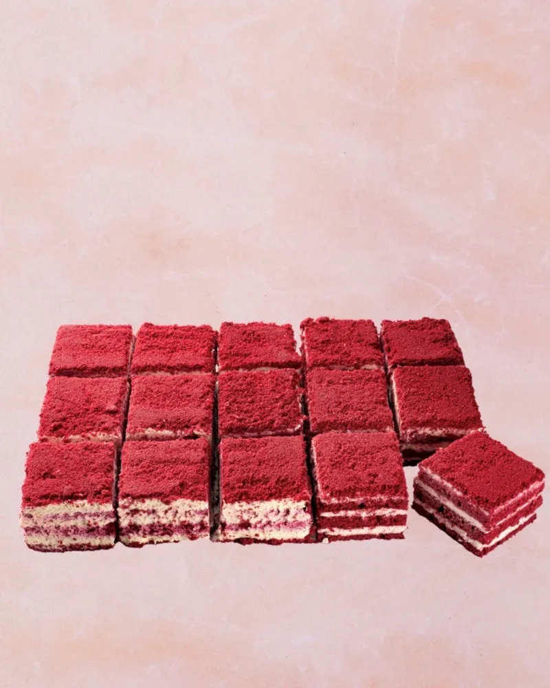 Red Velvet pyragaičiai