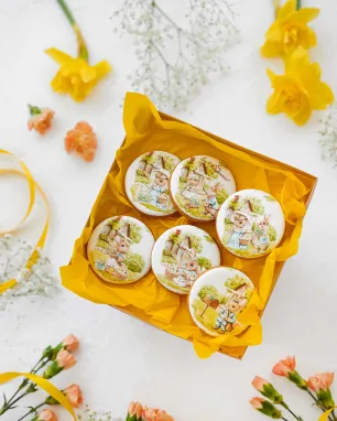 Dekoruoti meduoliniai sausainiai „Velykos 20“ 6 vnt.