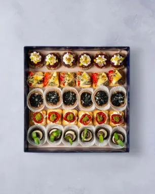 Vegetariškas užkandžių rinkinys, 30 vnt.