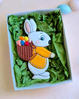 Dekoruoti meduoliniai plokštieji sausainiai VELYKOS