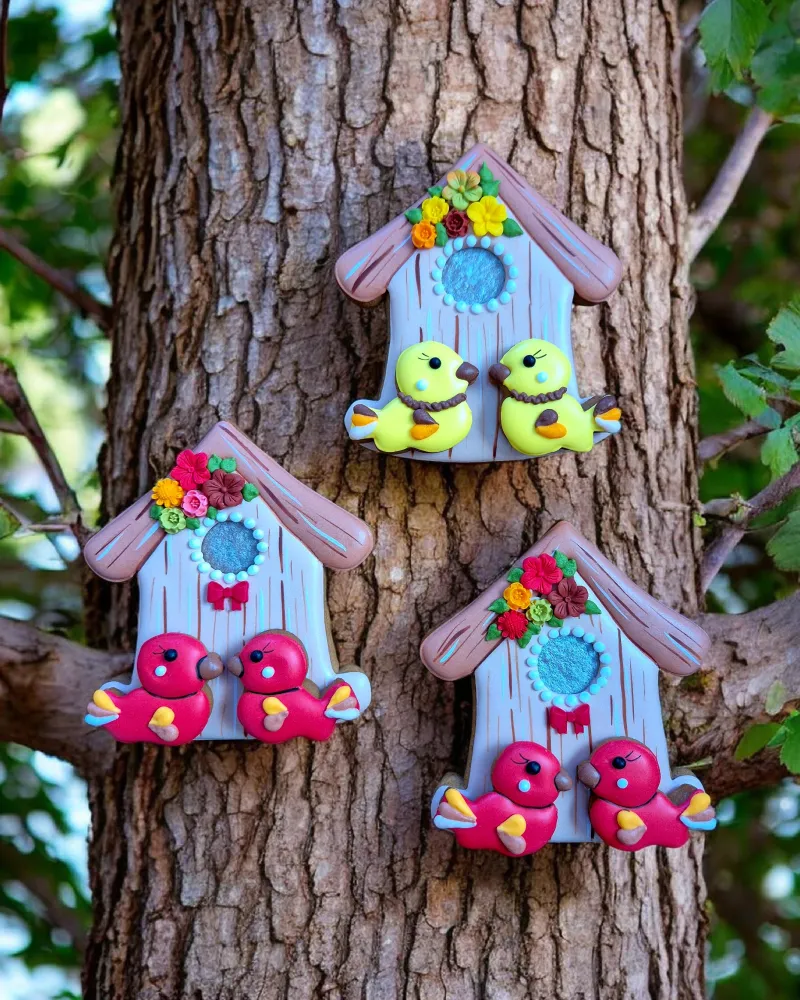 Meduoliniai sausainiai PAUKŠTELIAI