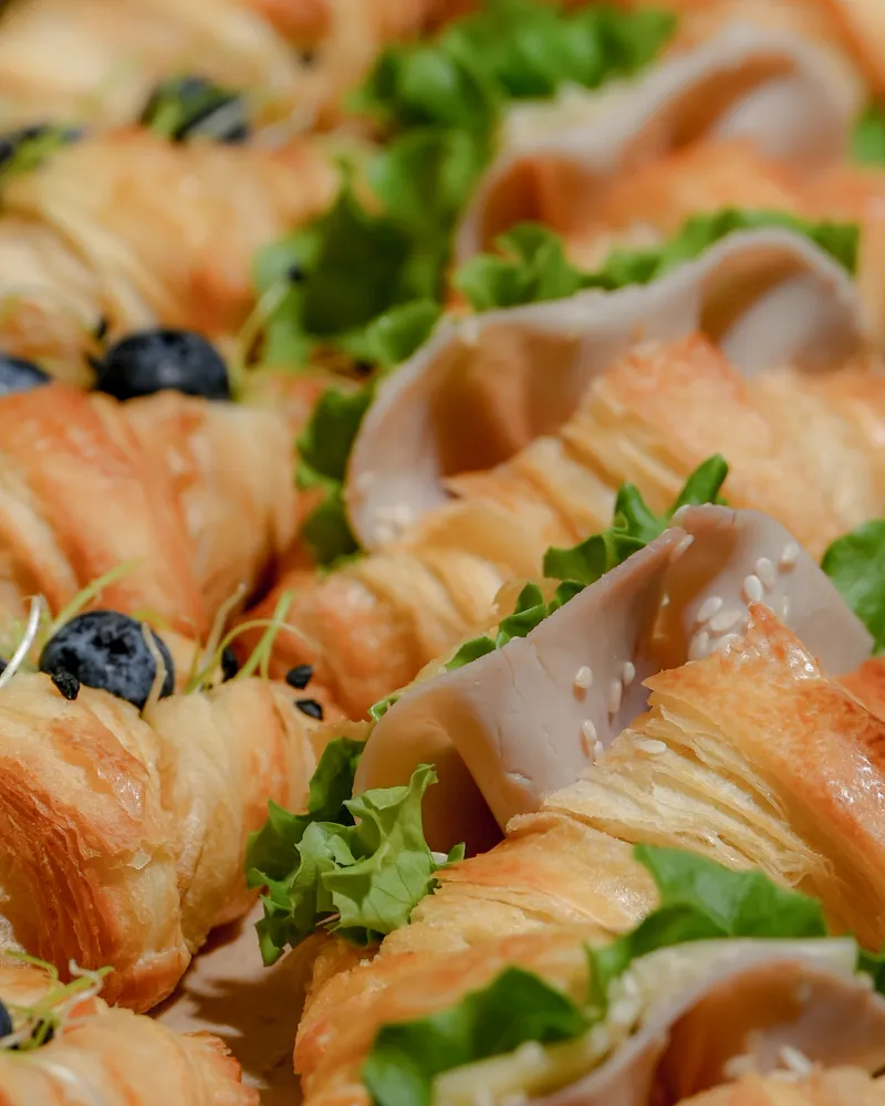 MINI KRUASANAI su įdarais, 20 vnt.