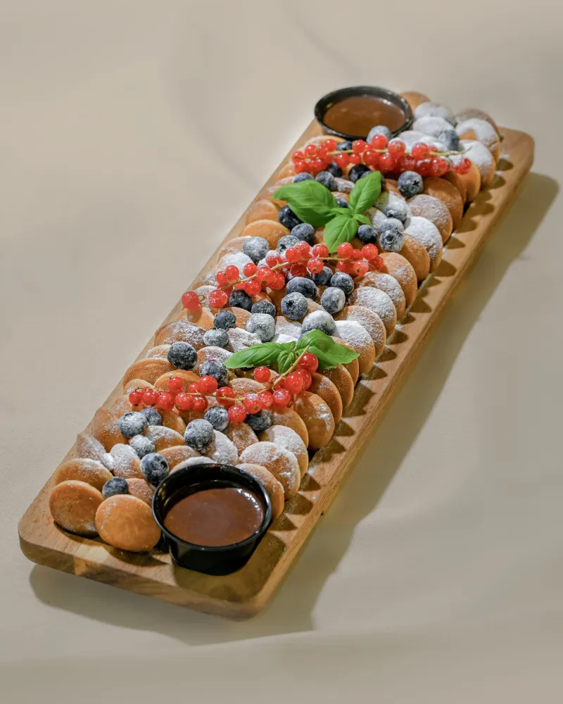 MINI BLYNELIAI su cukraus pudra, 100 vnt.