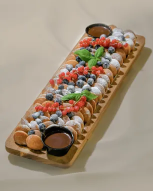 MINI BLYNELIAI su cukraus pudra, 100 vnt.