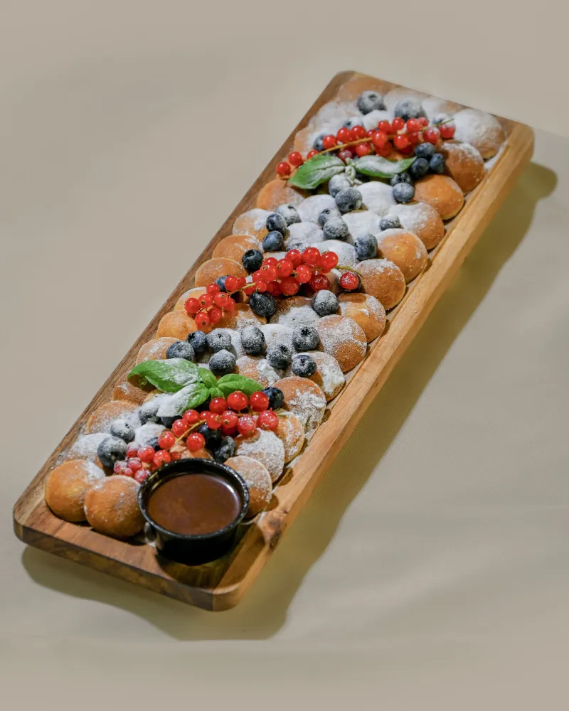 MINI BLYNELIAI su cukraus pudra, 50 vnt.