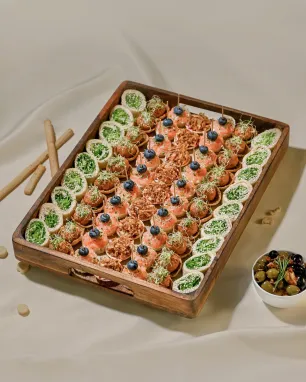 POPULIARUS vieno kąsnio užkandžių rinkinys, 69 vnt.