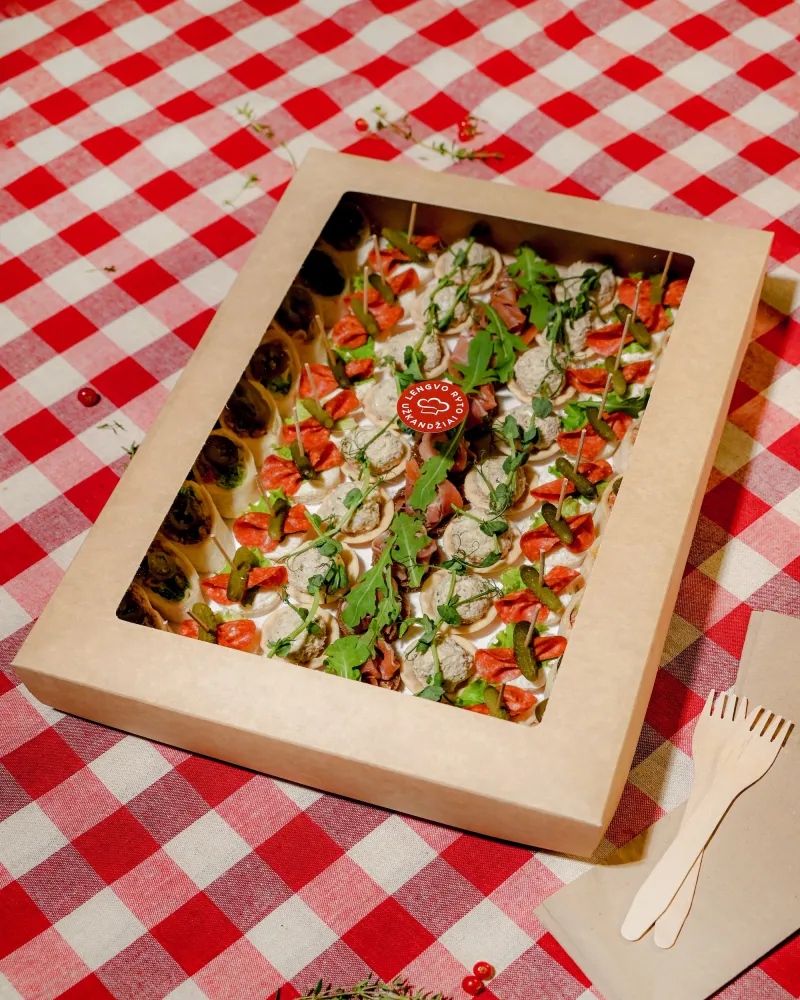 SOTUS vieno kąsnio užkandžių rinkinys, 69 vnt.