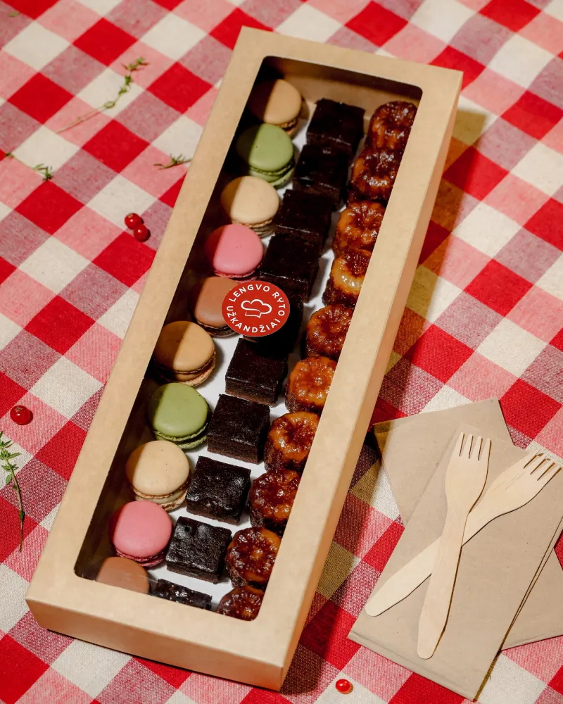 Mažasis SALDŽIŲ UŽKANDŽIŲ rinkinys, 30 vnt.