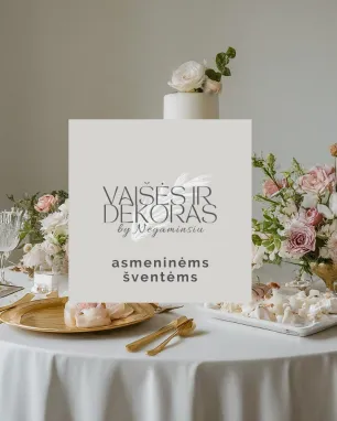 Šventės maitinimas ir stalo dekoras privačioms šventėms