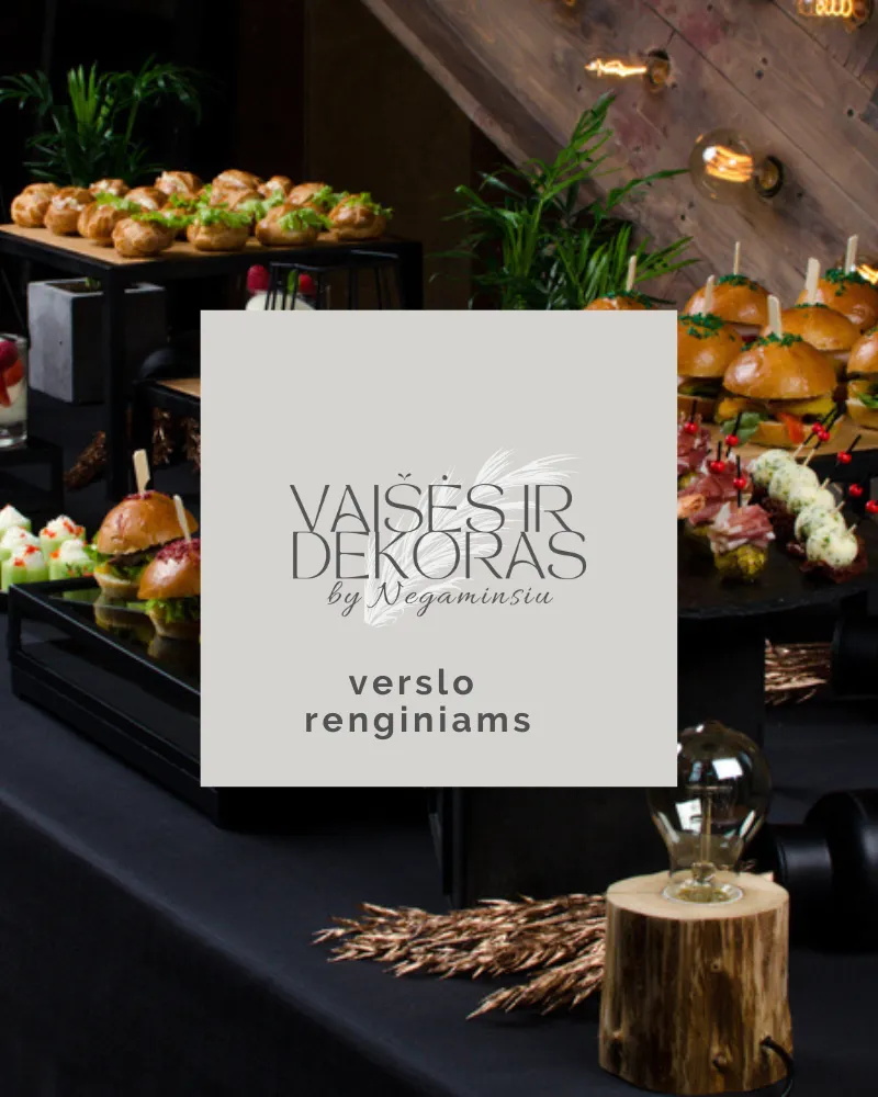 Verslo renginių maitinimas