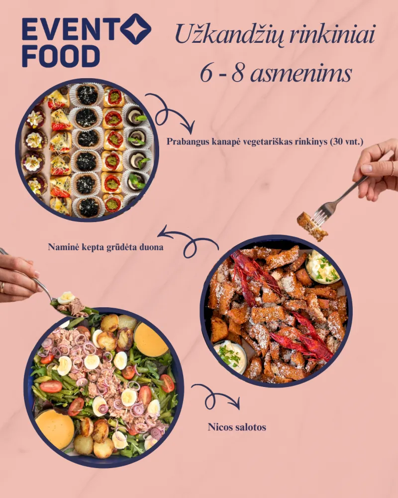 Užkandžių rinkinys "Nica", 6-8  asm.