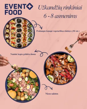 Užkandžių rinkinys "Nica", 6-8  asm.