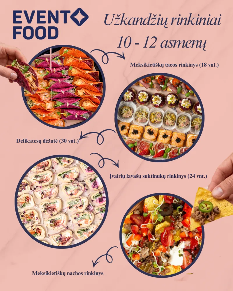 Užkandžių rinkinys "Party box", 10-12 asm.
